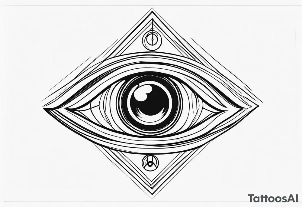 All-Seeing Eerie Eye tattoo idea