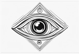 All-Seeing Eerie Eye tattoo idea