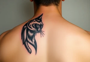 Black Cat tattoo idea