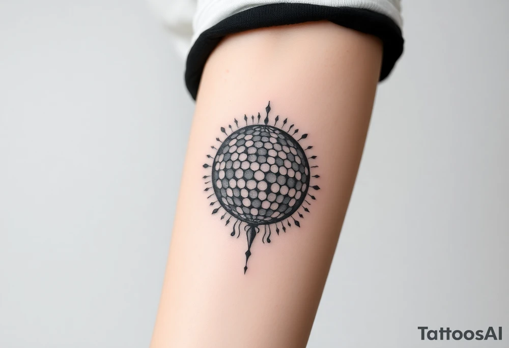 disco ball tattoo idea