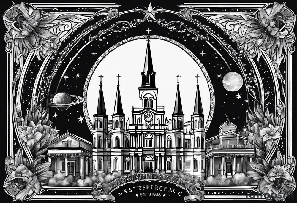 New Orleans, astronomy tattoo idea