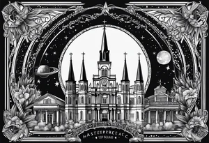 New Orleans, astronomy tattoo idea