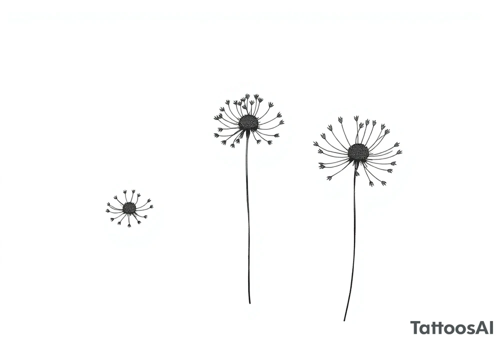 Cirsium vulgare tattoo idea