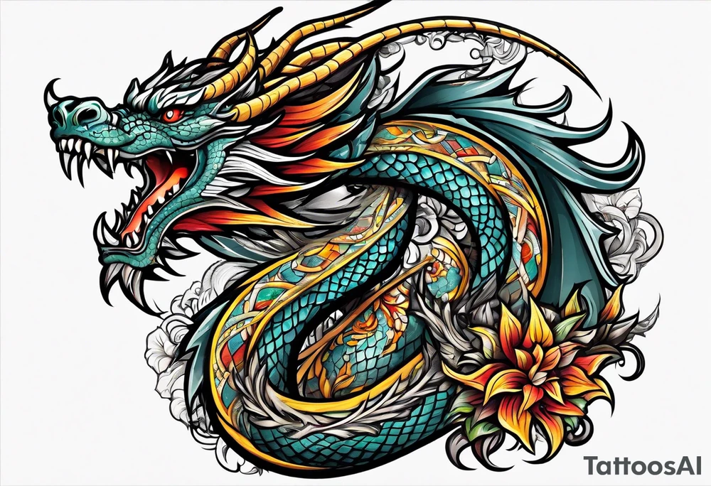 dragon tattoo idea