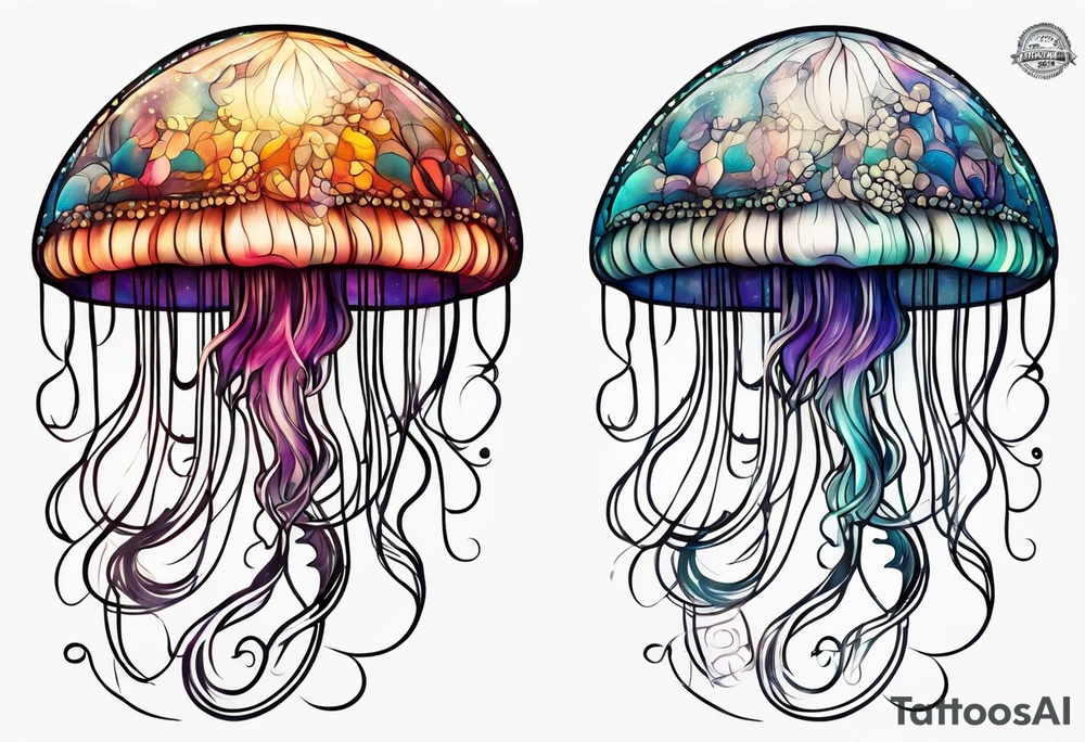 jellyfish tattoo idea