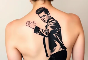 Rick Astley Never Gonna Give You Up Dance Pose tattoo idea