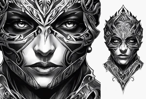 Art from dishonored game on hand tattoo idea