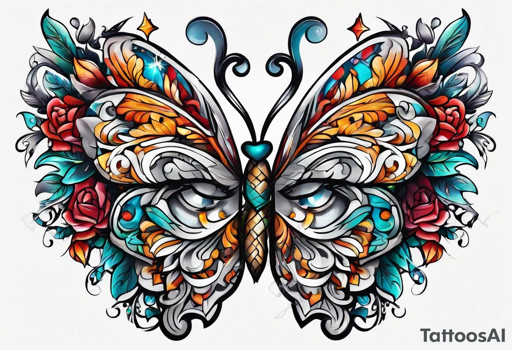 Two Puzzle pieces tattoo idea