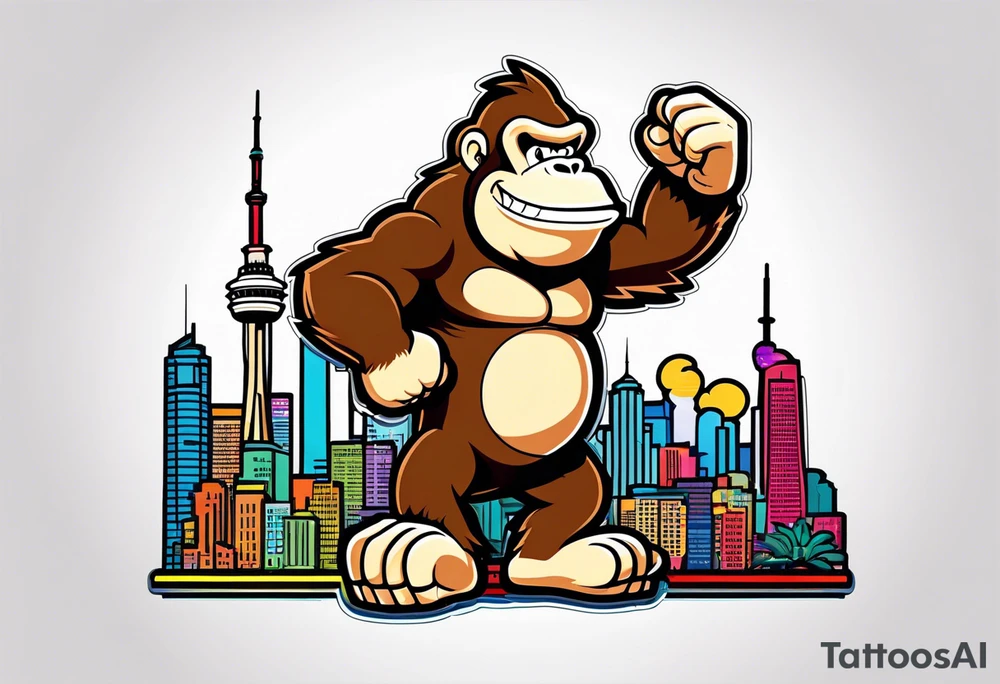 CN Tower; Donkey Kong tattoo idea