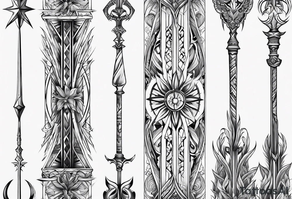 Spear of Longinus tattoo idea