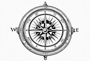 azores islands map compass on top compass tattoo idea