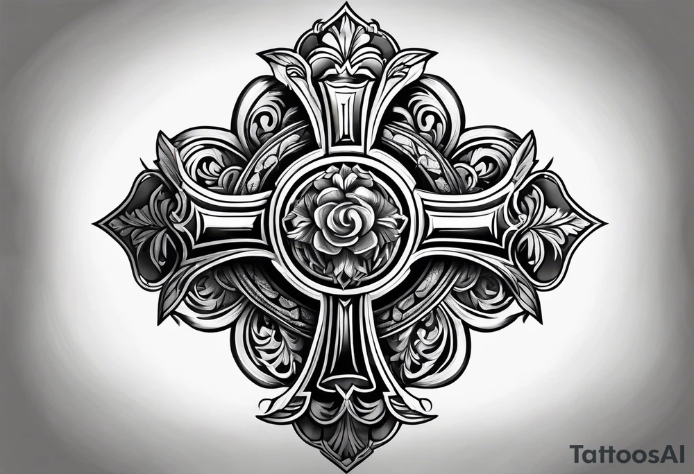 cross tattoo idea