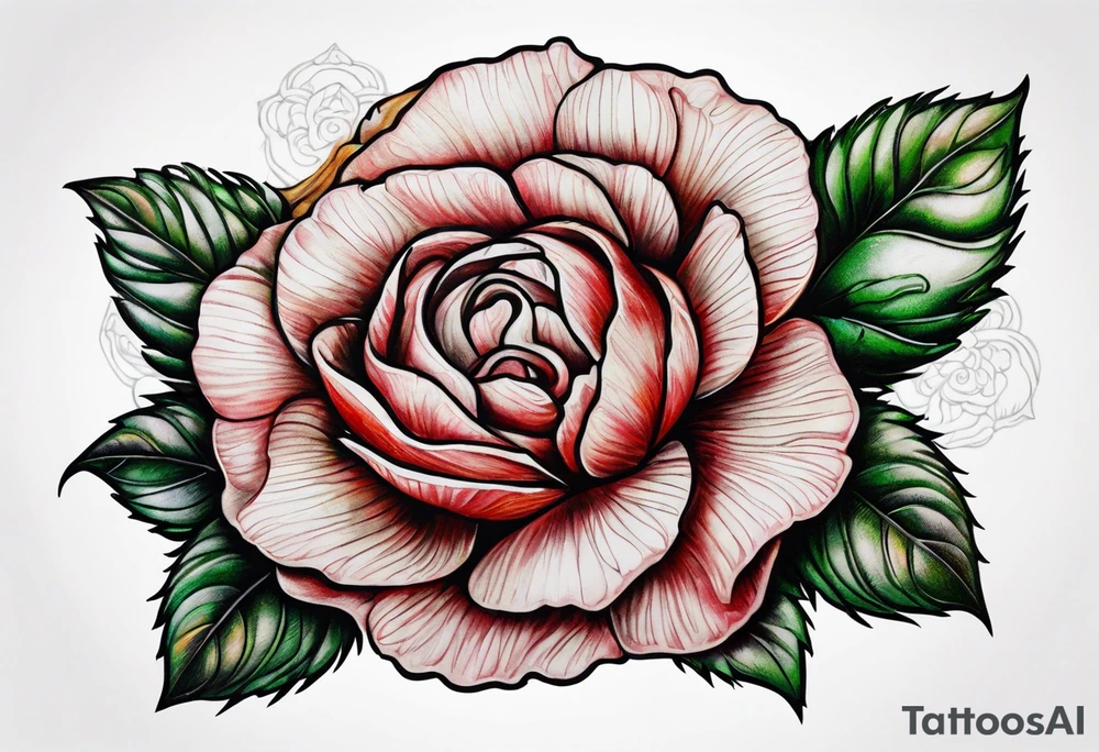 Tudor rose cygel tattoo idea