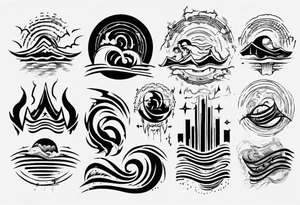 god is in the soundwaves tattoo idea