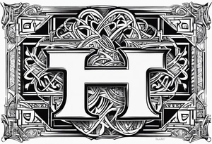 Isiah 41-10 written with a cross below it tattoo idea