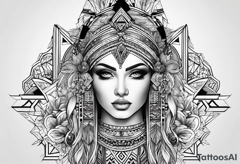 Geometric tattoo idea