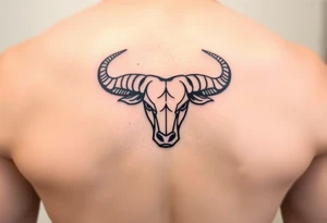 symbol of taurus horoscope
minimalist tattoo idea