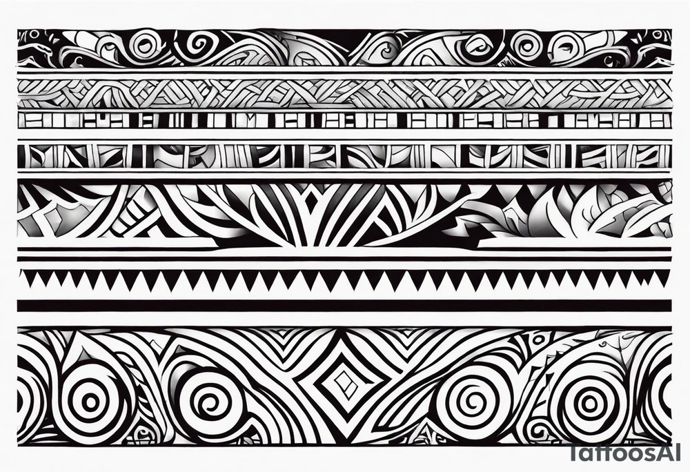 maori tribal  half sleeve tattoo tattoo idea