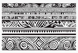 maori tribal  half sleeve tattoo tattoo idea