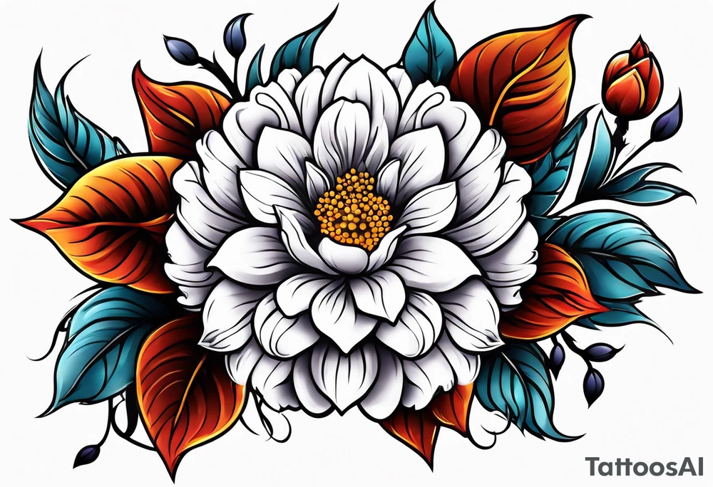 Flowers tattoo idea