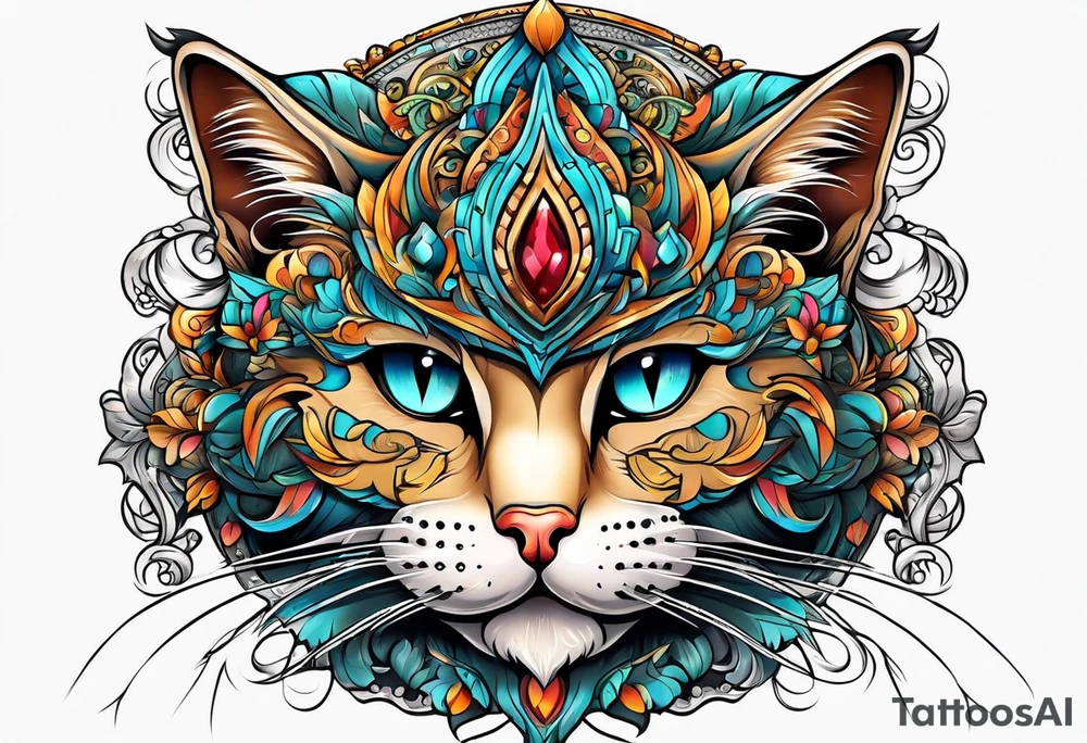 Cat tattoo idea