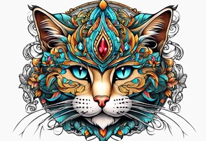 Cat tattoo idea