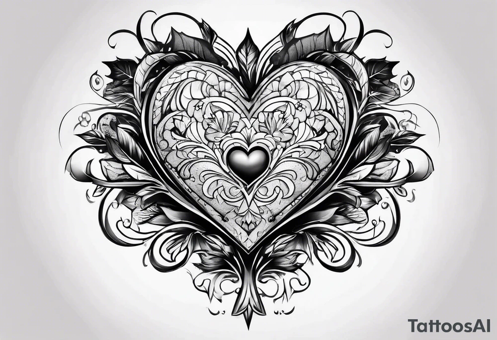 heart tattoo idea