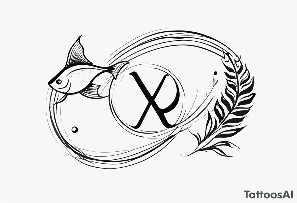 pisces spine tattoo tattoo idea