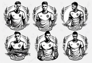 Corinthians player Cássio tattoo idea