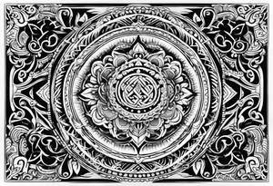 Sanskrit symbol for breathe tattoo idea