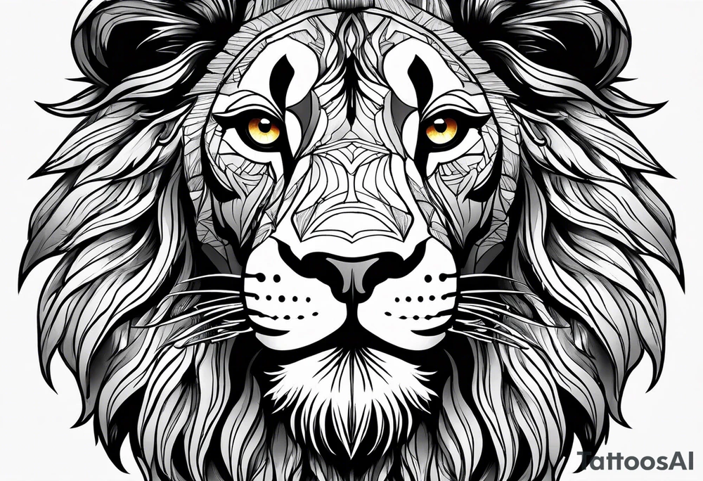 lion tattoo idea