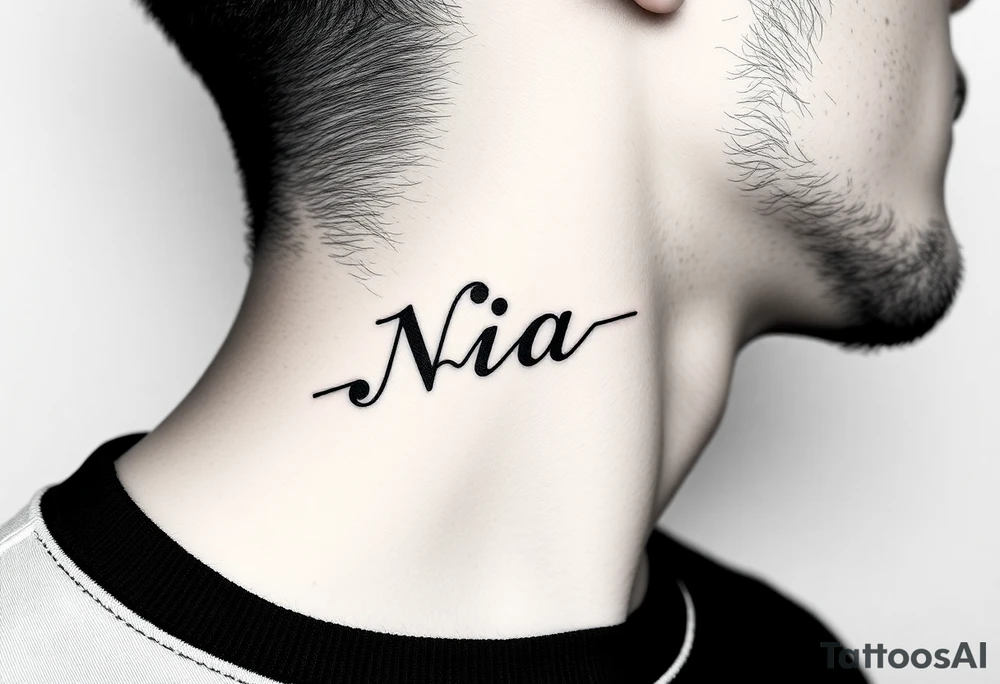 name Nia tattoo idea