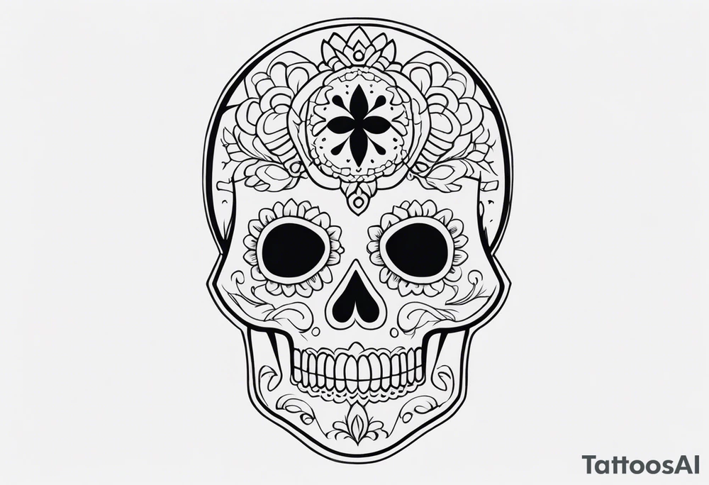 La muerte tattoo idea