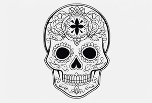 La muerte tattoo idea