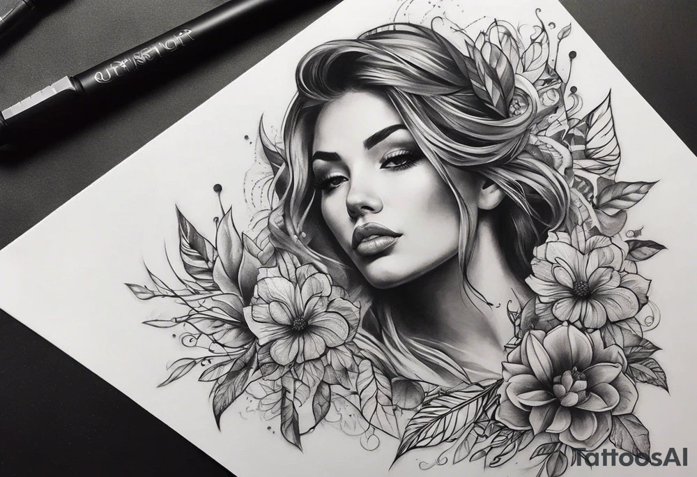 Half sleeve cool tattoo idea tattoo idea