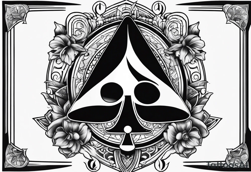 queen of spades,bbc word tattoo idea