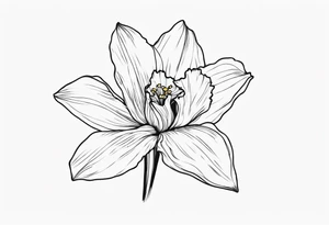 daffodil tattoo idea