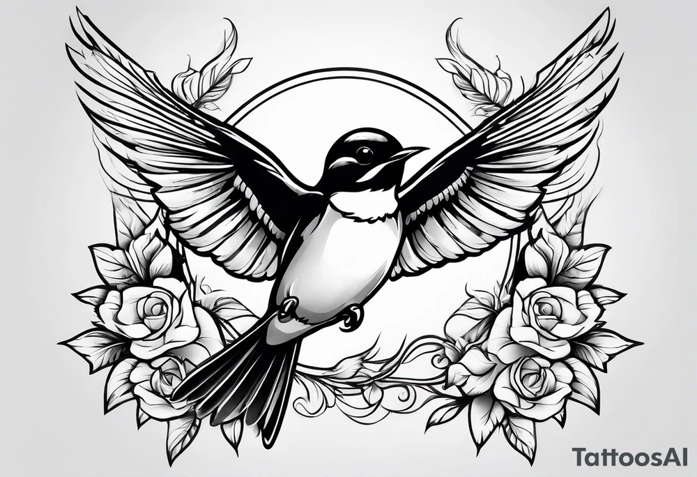Swallow tattoo idea