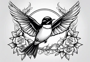 Swallow tattoo idea