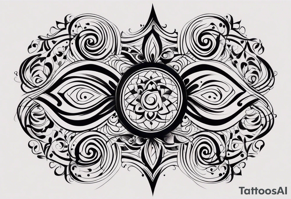 Given your preferences, here’s a concept for your tattoo:

### **Design Concept:**
- **Abstract Base**: Start with an abstract, flowing design that wraps around your arm. This could include geometric patterns, swirling lines, and shapes that represent the ups and downs of life. The abstract elements can also represent your charismatic and lively nature.
  
- **Bitcoin Candle**: Integrate a Bitcoin candle (like a candlestick chart) into the design. The candle could be stylized to blend with the abstract patterns, possibly with one candle rising high to symbolise growth and resilience. You could use this candle to represent your financial interests and optimism, despite the fluctuations (both literal and metaphorical) in life.

- **Dark Moments Representation**: To symbolize the dark moments you've experienced, you could use darker shading or a subtle shadow effect in certain areas of the abstract design. This could contrast with lighter, more vibrant sections, showing how you've come through those times.


### **Style and Placement:**
- **Style**: A blend of abstract and geometric with a hint of realism in the Bitcoin candle could work well. This style will give the tattoo a modern, dynamic look.
  
- **Colour**: Mostly black and grey, with perhaps a touch of gold or green on the Bitcoin candle to make it stand out.
  
- **Placement**: A design that flows from your upper arm down to your forearm would allow for the tattoo idea