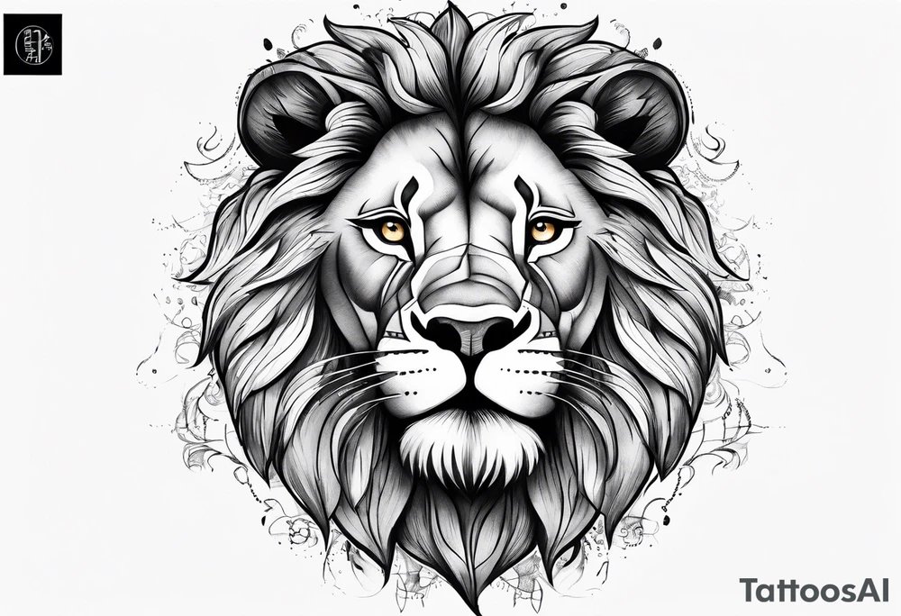 type 1 diabetes symbol,tough, lion tattoo idea