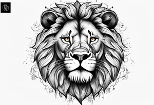 type 1 diabetes symbol,tough, lion tattoo idea