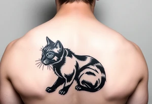 Black Cat tattoo idea