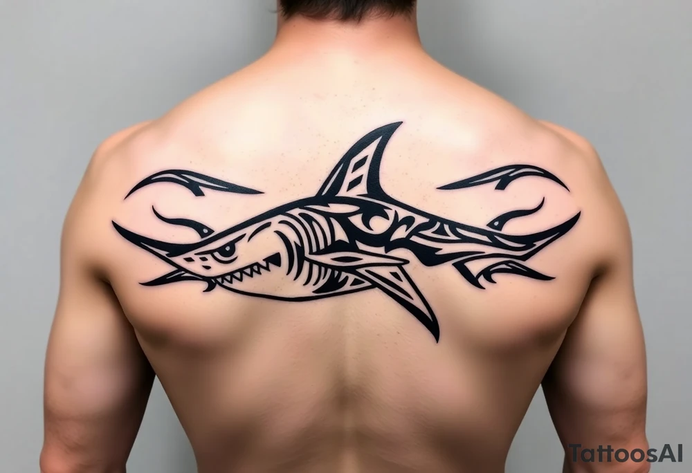 hammerhead shark tattoo idea