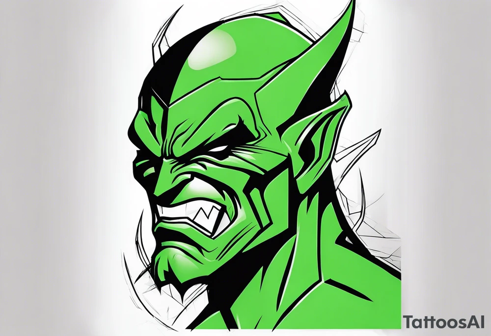 Green goblin tattoo idea