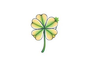 4-leaf clover tattoo idea