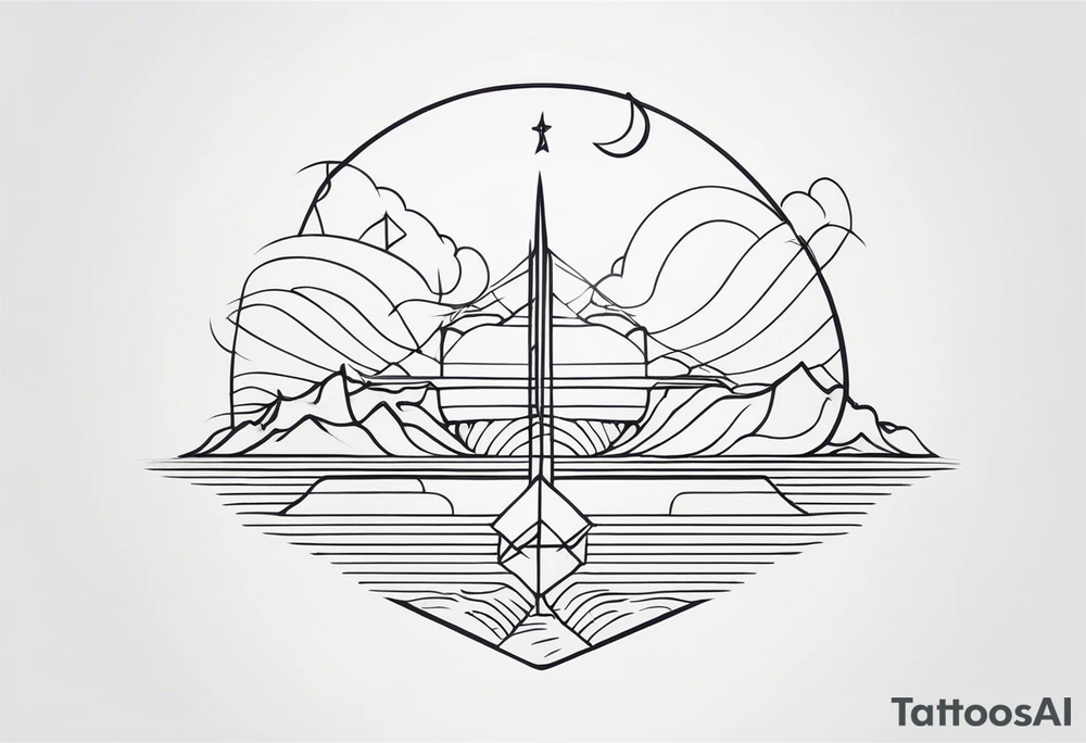 lines tattoo idea