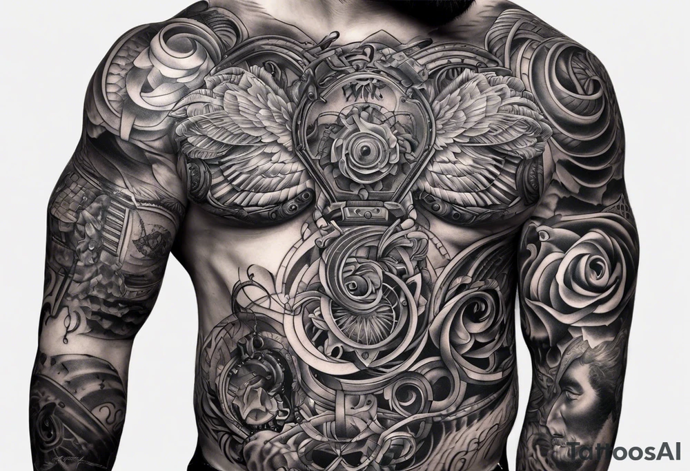 Father son tattoo idea