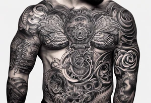 Father son tattoo idea