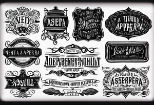 Ned Aspera Terrent tattoo idea